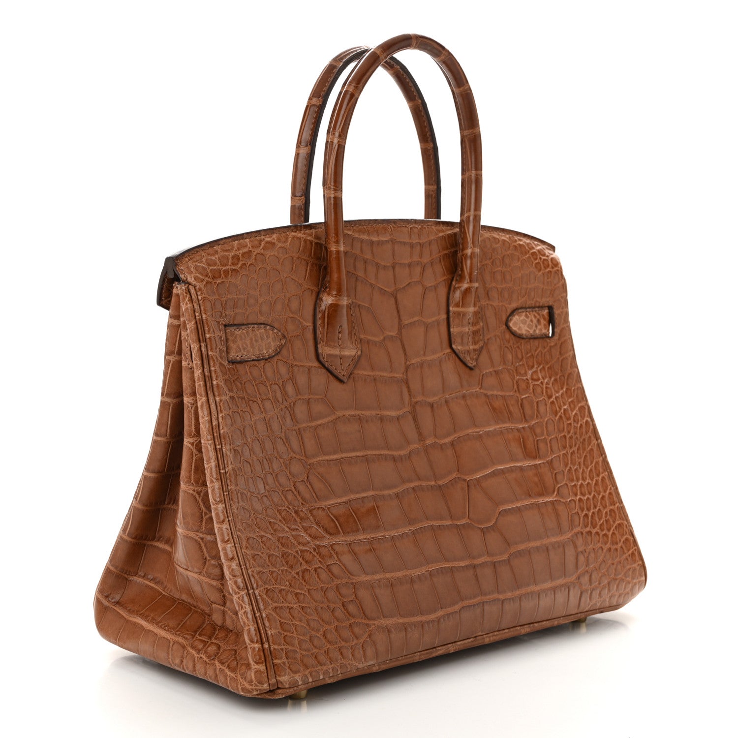 Hermes Matte Alligator Birkin 30 Alezan 3 of 10