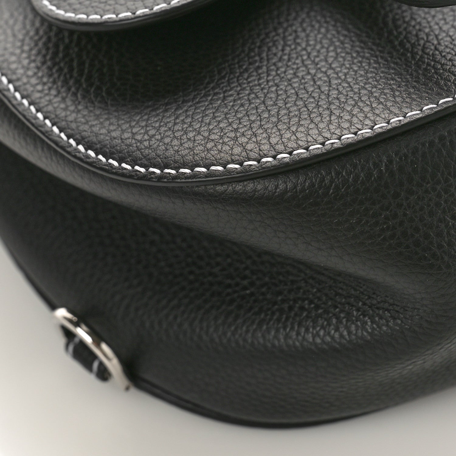 Christian Dior Grained Calfskin Mini Gallop Sling Bag Black 7 of 8