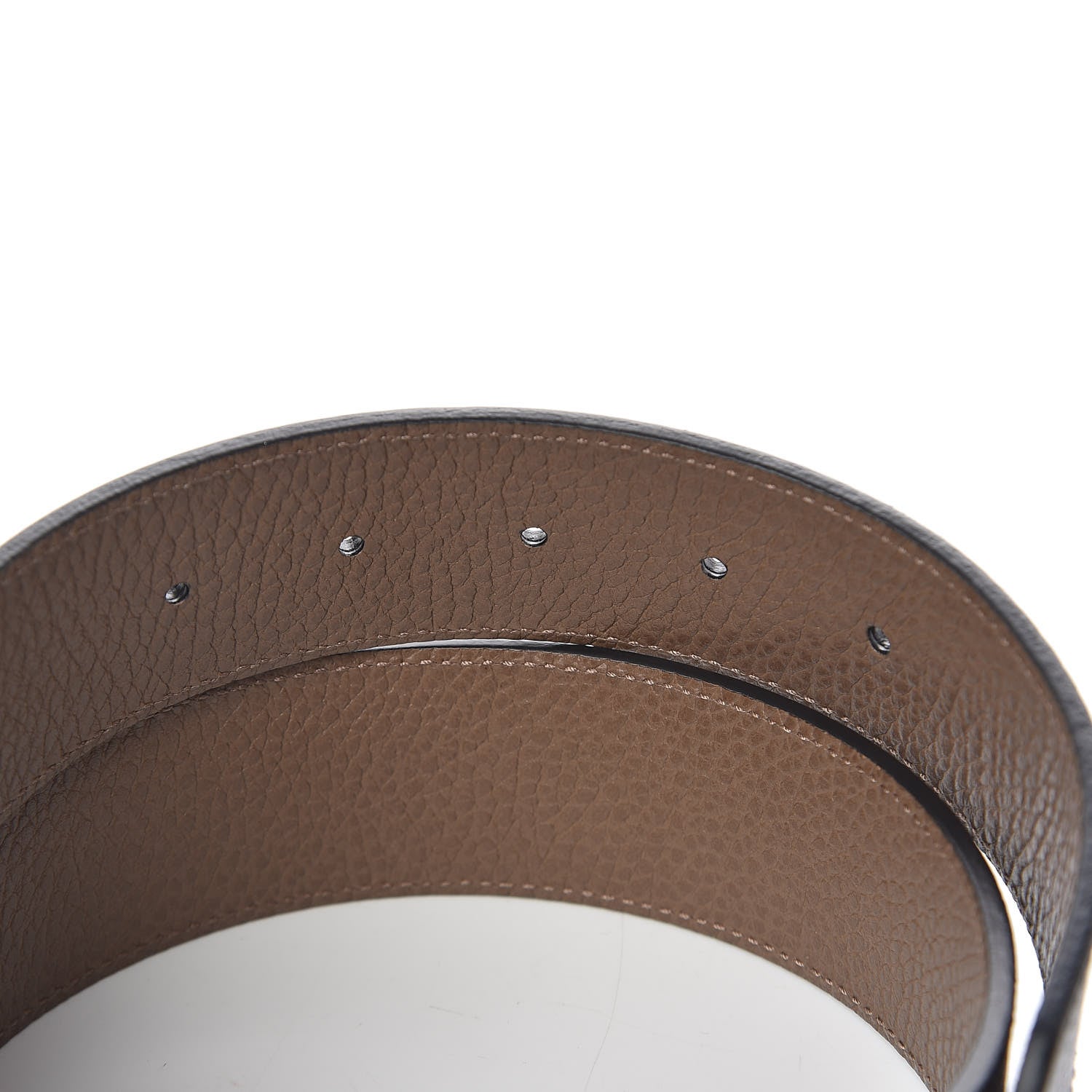 Gucci Calfskin 1973 Reversible Belt 80 32 Black Brown 5 of 7