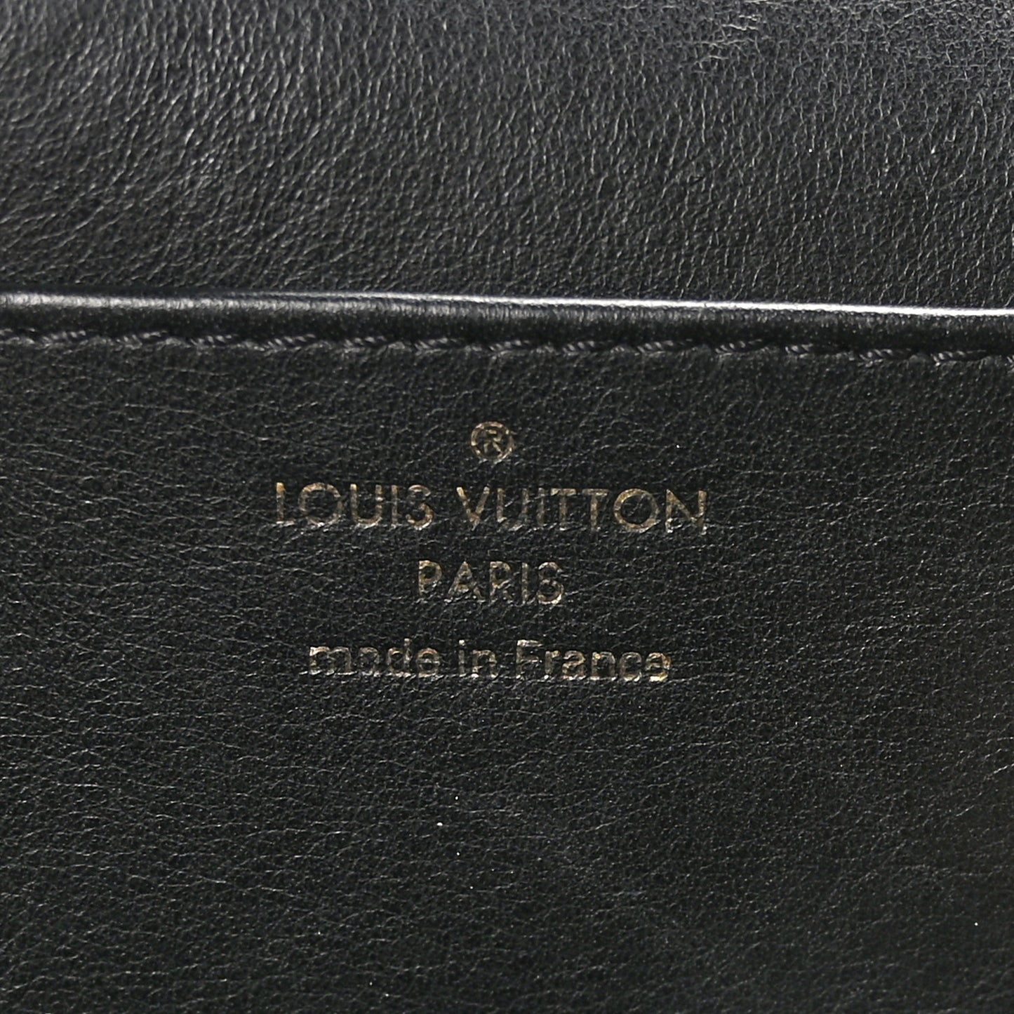 Grained Calfskin Vivienne NM Black