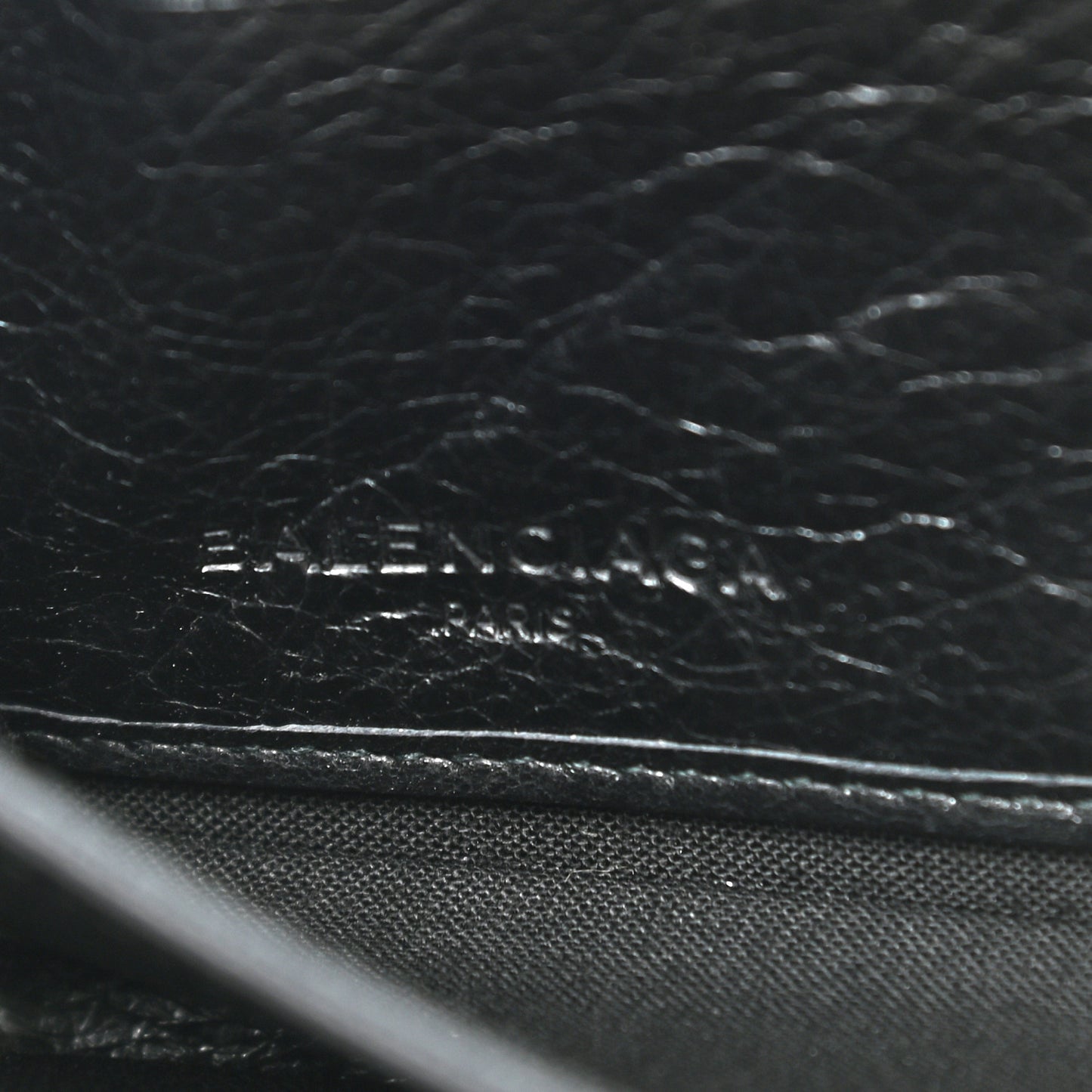 Agneau Classic Silver Hardware Continental Zip Around Wallet Black