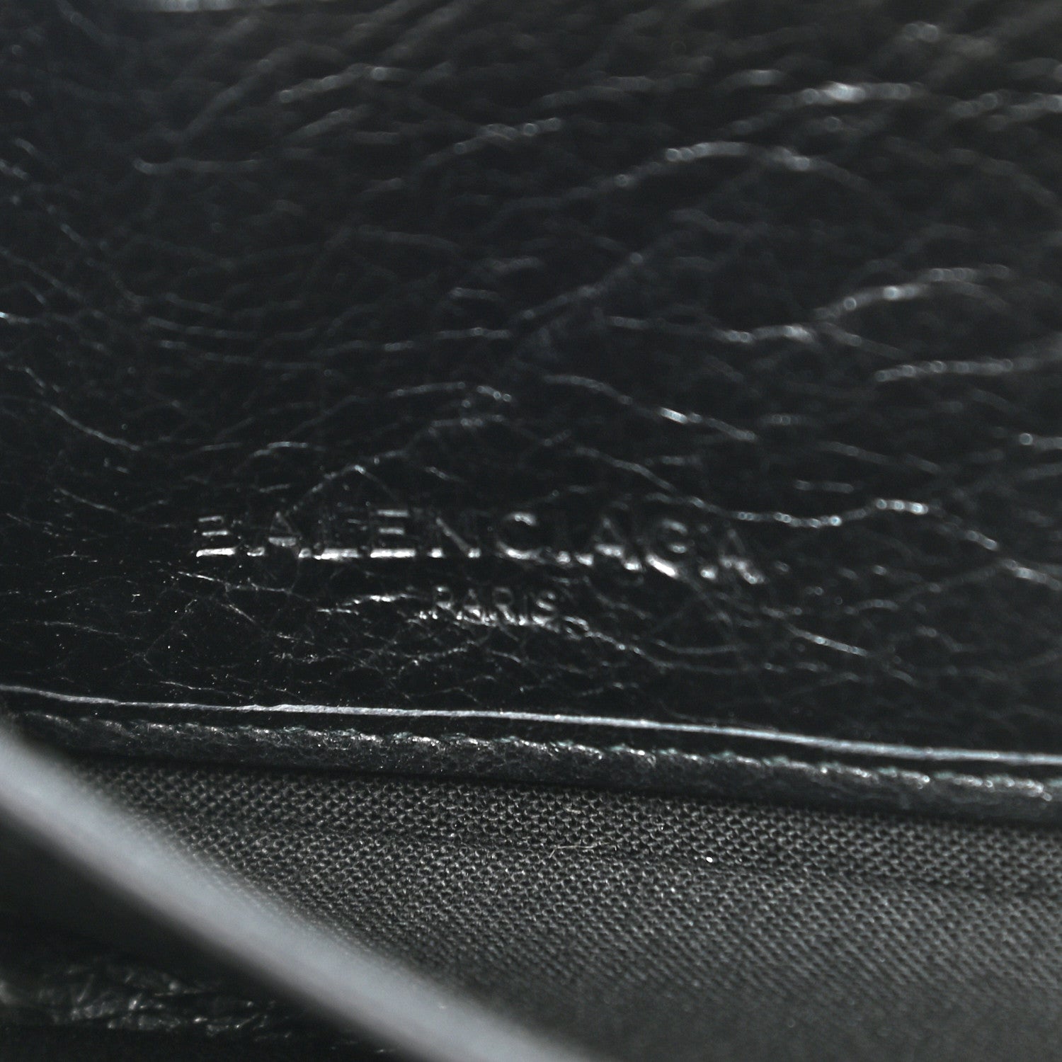 Balenciaga Agneau Classic Silver Hardware Continental Zip Around Wallet Black 6 of 6