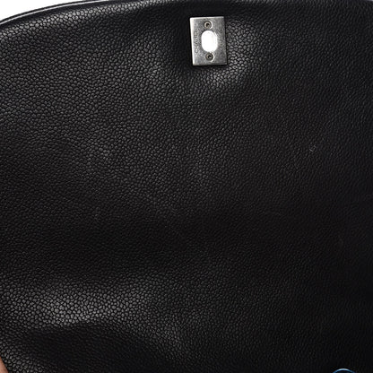 Chanel Caviar Quilted Casual Pocket Messenger Flap Black 6 of 11