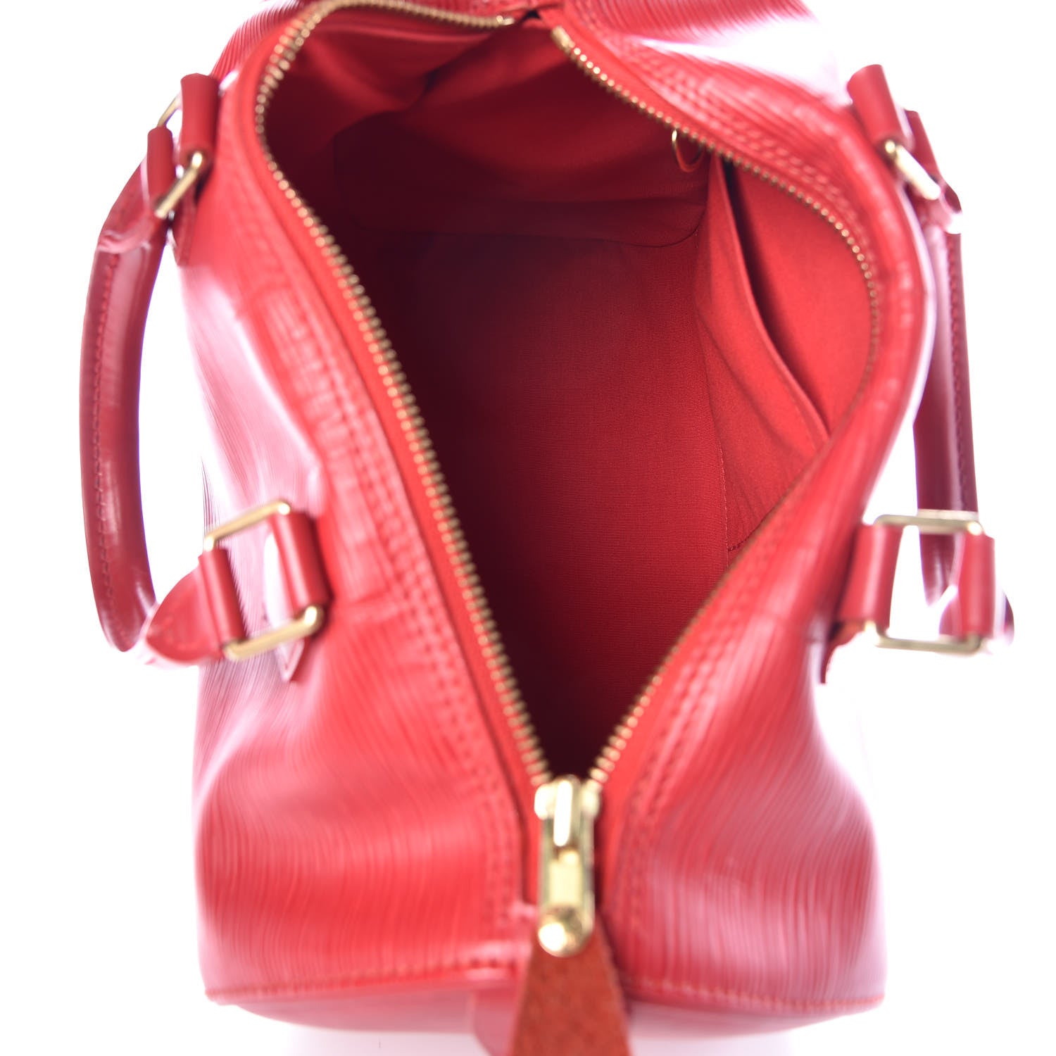 Louis Vuitton Epi Speedy 25 Castillan Red 6 of 13