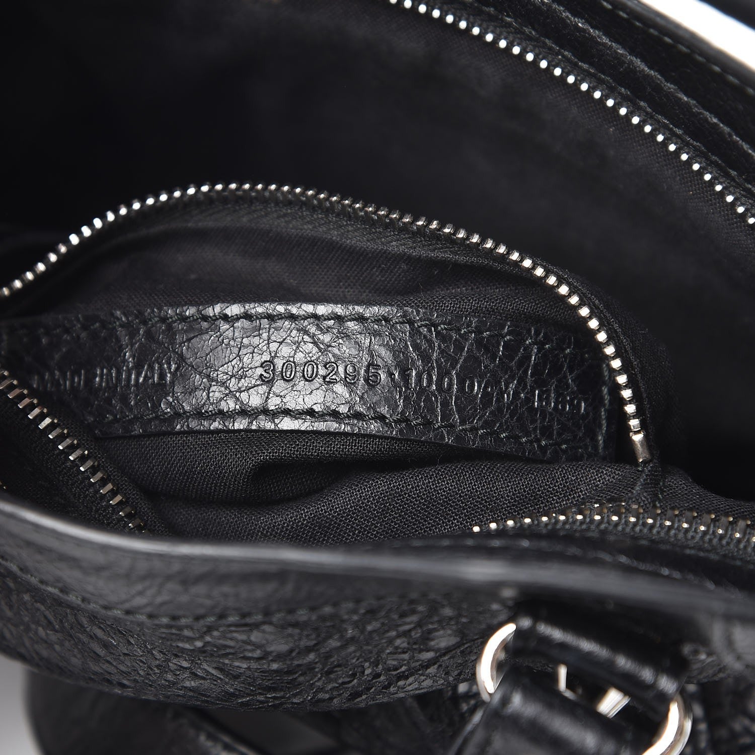 Balenciaga Agneau Classic Silver Hardware Mini City Black 9 of 10