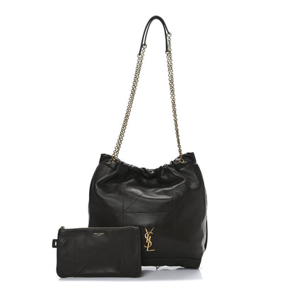 Saint Laurent Lambskin Matelasse Monogram Medium Jamie 4.3 Pochon Light Musk 3 of 13