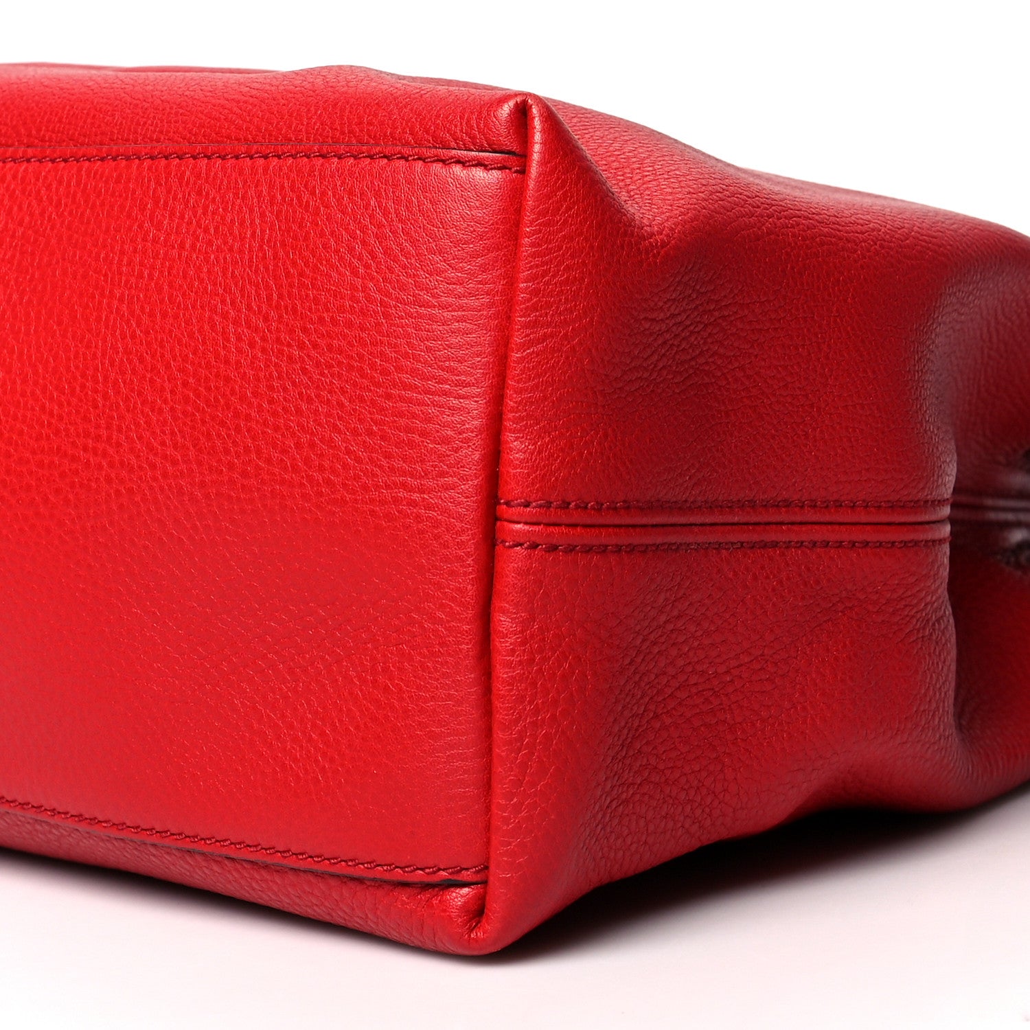 Gucci Pebbled Calfskin Medium Soho Chain Shoulder Bag Tabasco Red 10 of 10