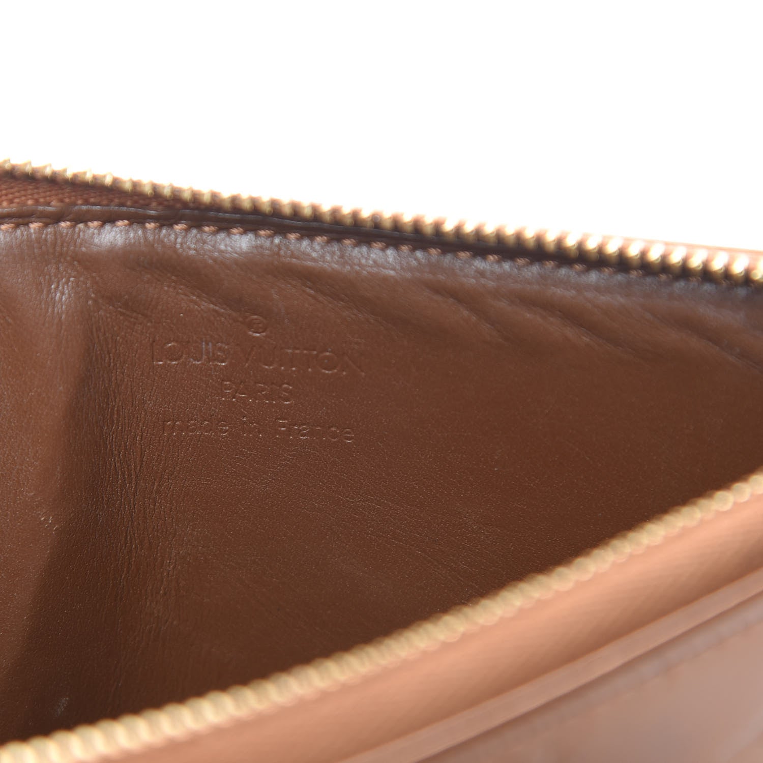 Louis Vuitton Vernis Lexington Pochette Bronze 6 of 14