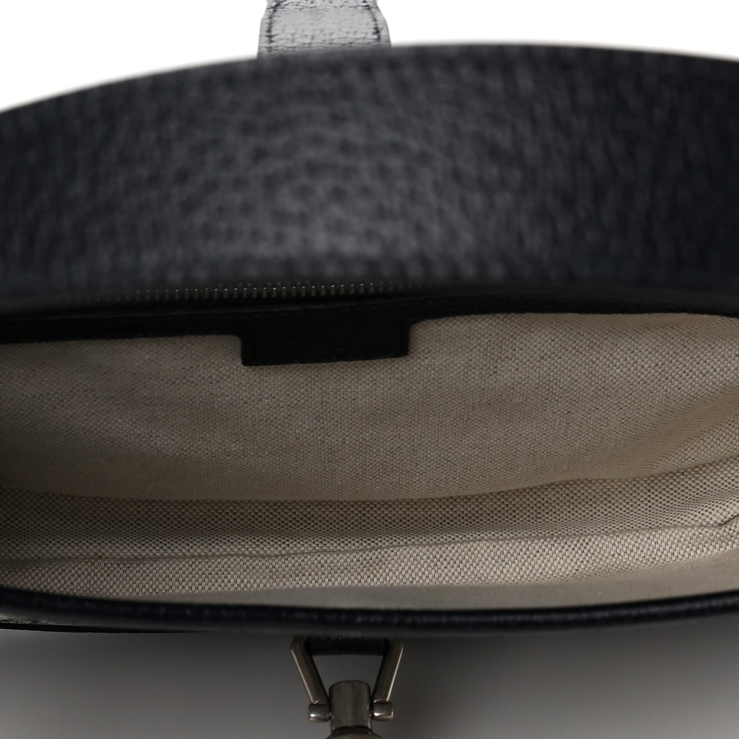 GG Supreme Monogram Textured Dollar Calfskin Web Small Jackie 1961 Hobo Beige Blue