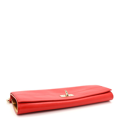 Givenchy Calfskin Long Clutch With Me Blood Orange 4 of 15