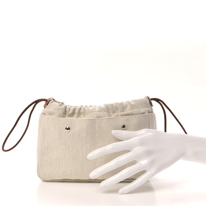 Hermes Canvas Barenia Fourbi 20 PM Pouch Naturel Fauve 2 of 9