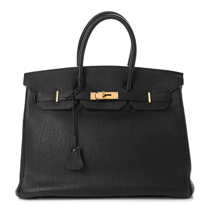 Hermes Fjord Birkin 35 Black 1 of 10