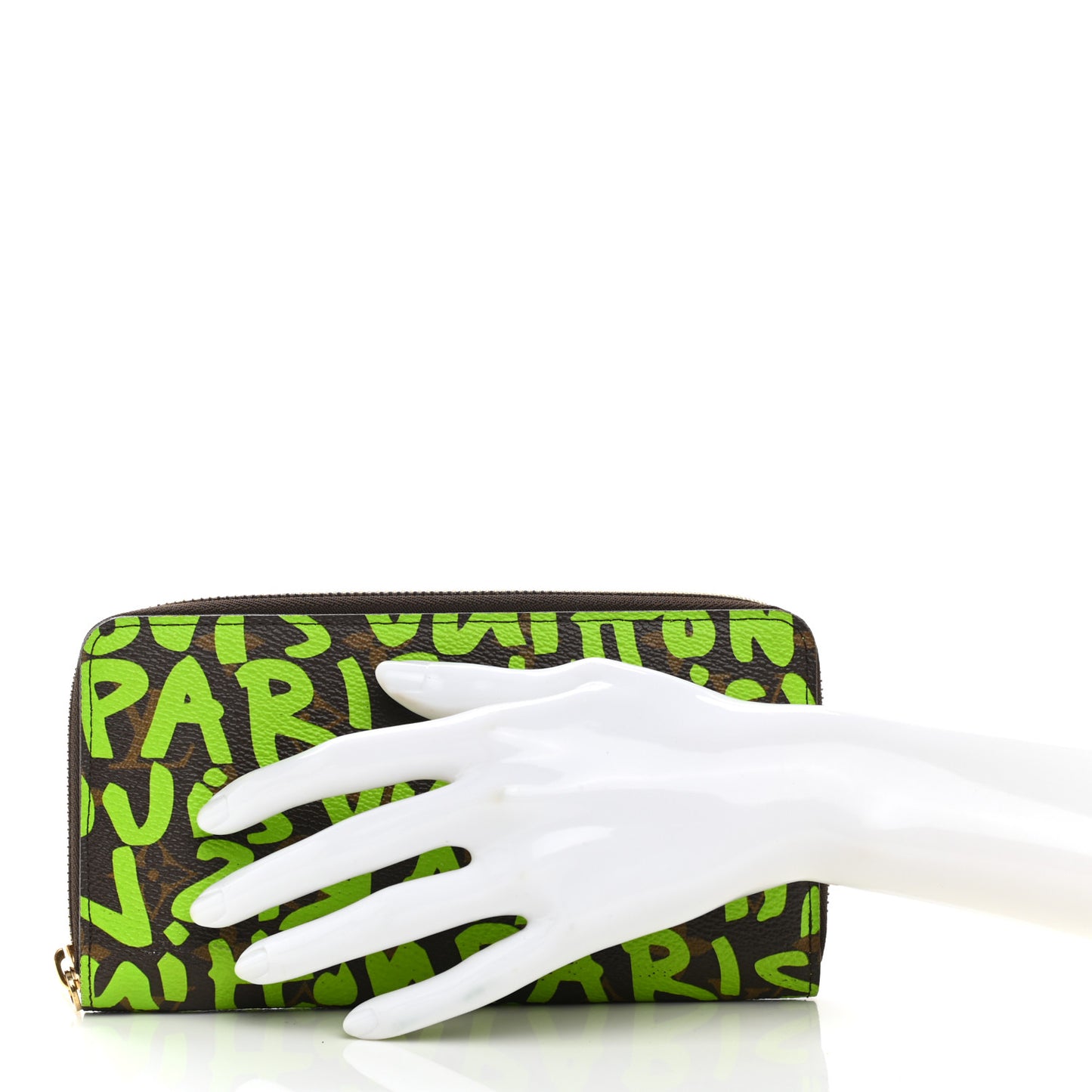 Monogram Graffiti Zippy Wallet Green