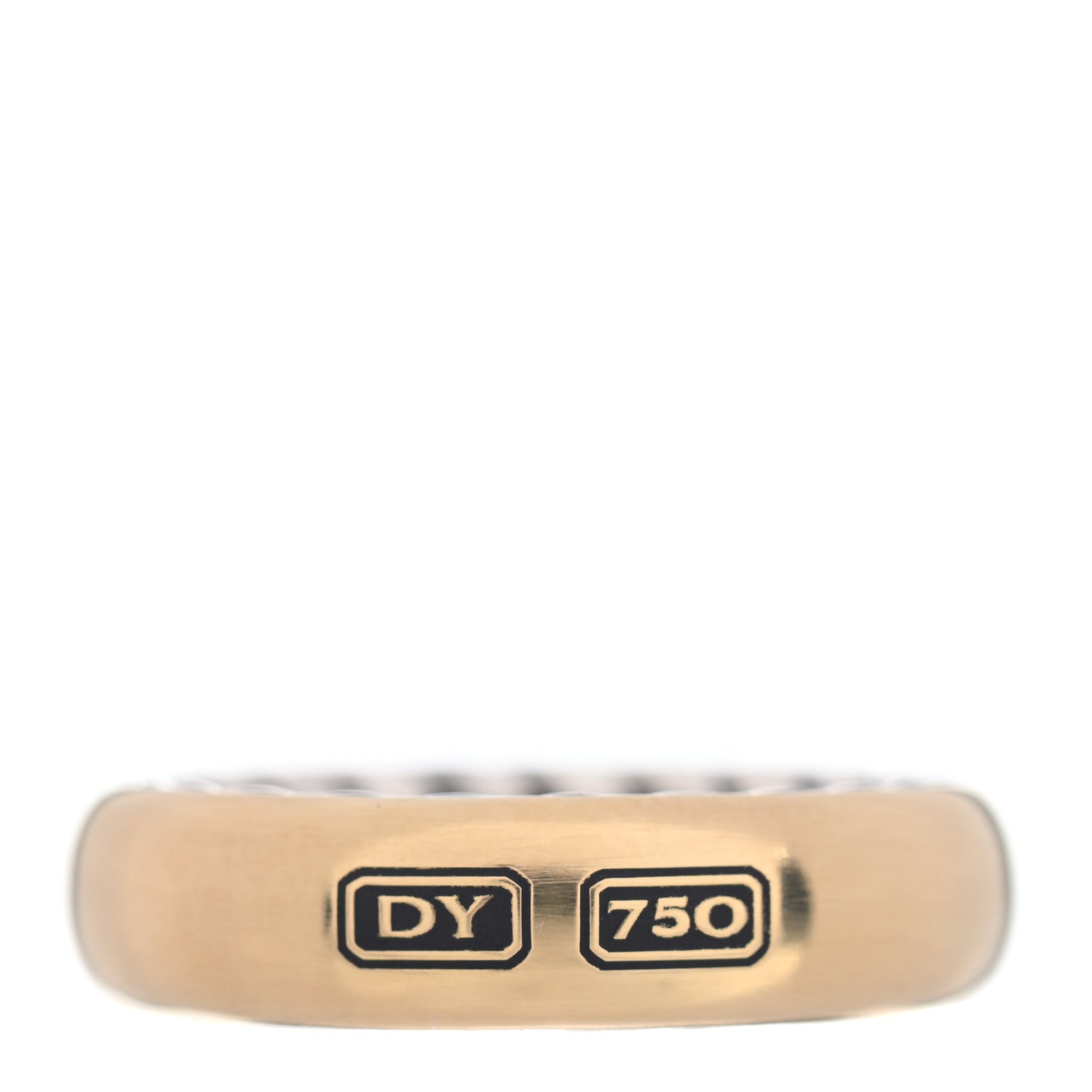 David Yurman Sterling Silver 18K Yellow Gold 6mm Streamline Band Ring 62 10 1 of 4