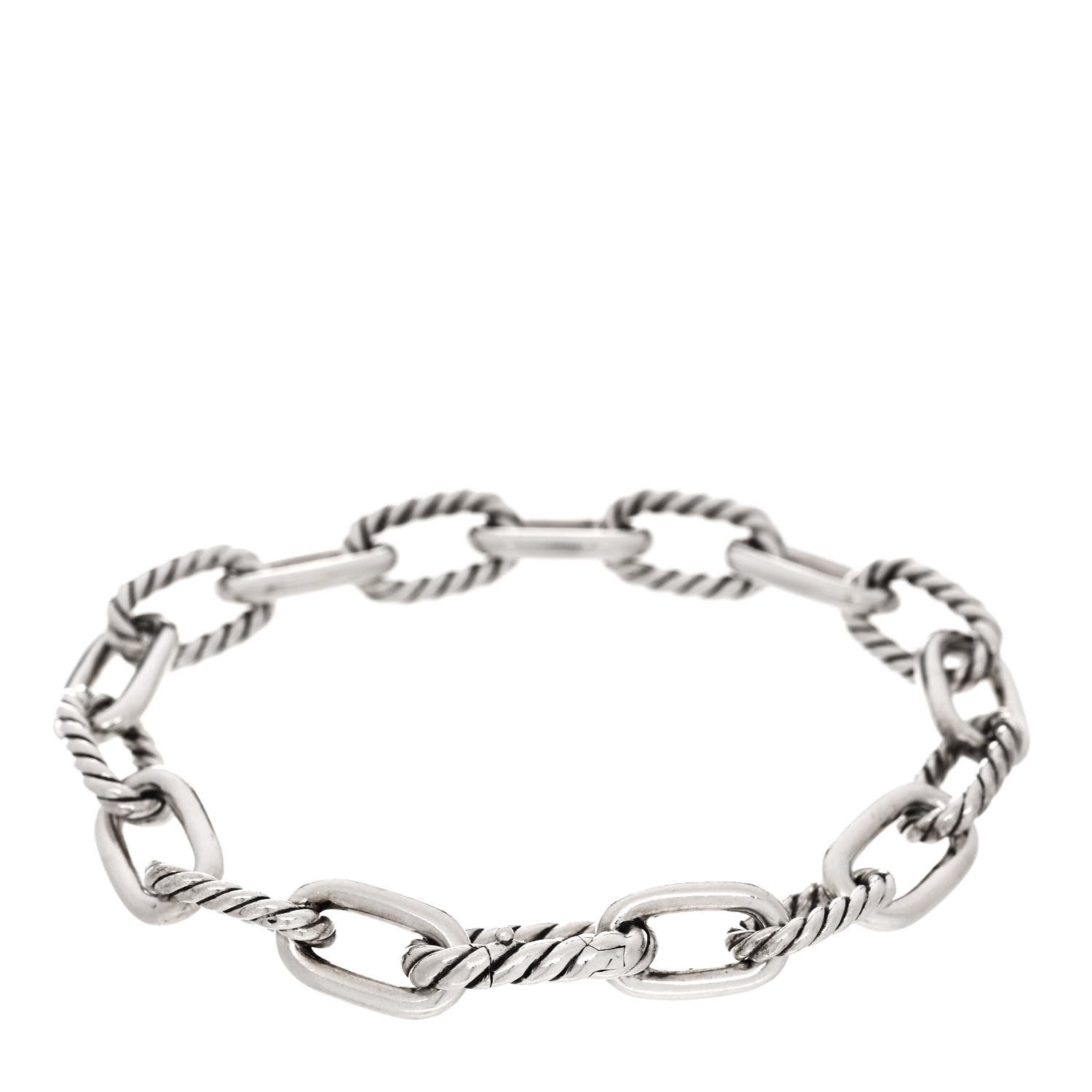 David Yurman Sterling Silver 8.5 Madison Chain Bracelet 2 of 3