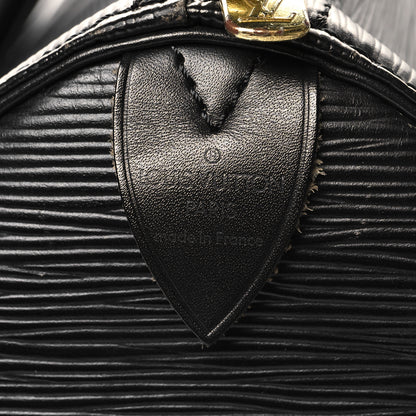 Louis Vuitton Epi Keepall 45 Black 5 of 12