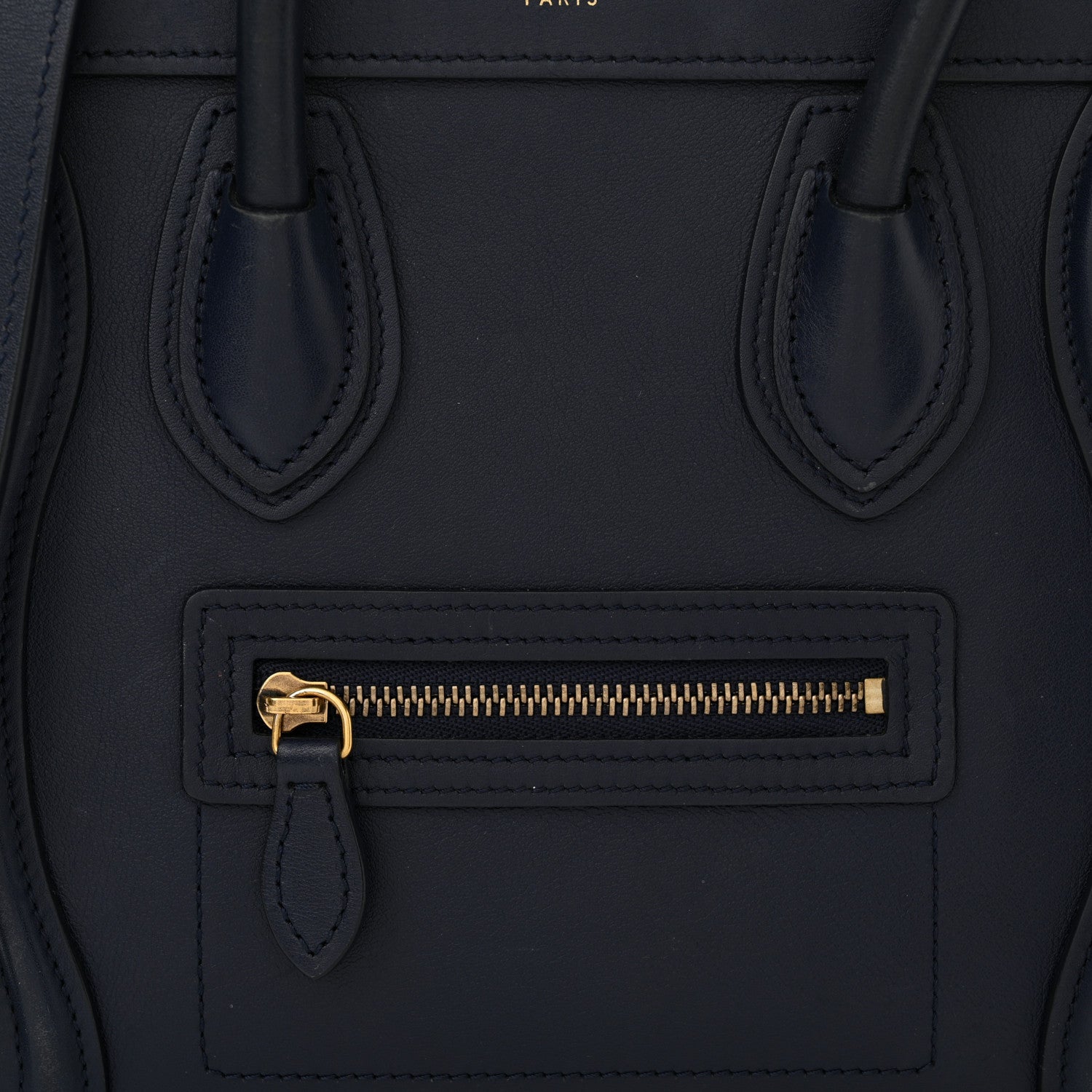 Celine Smooth Calfskin Nano Luggage Ink 8 of 15