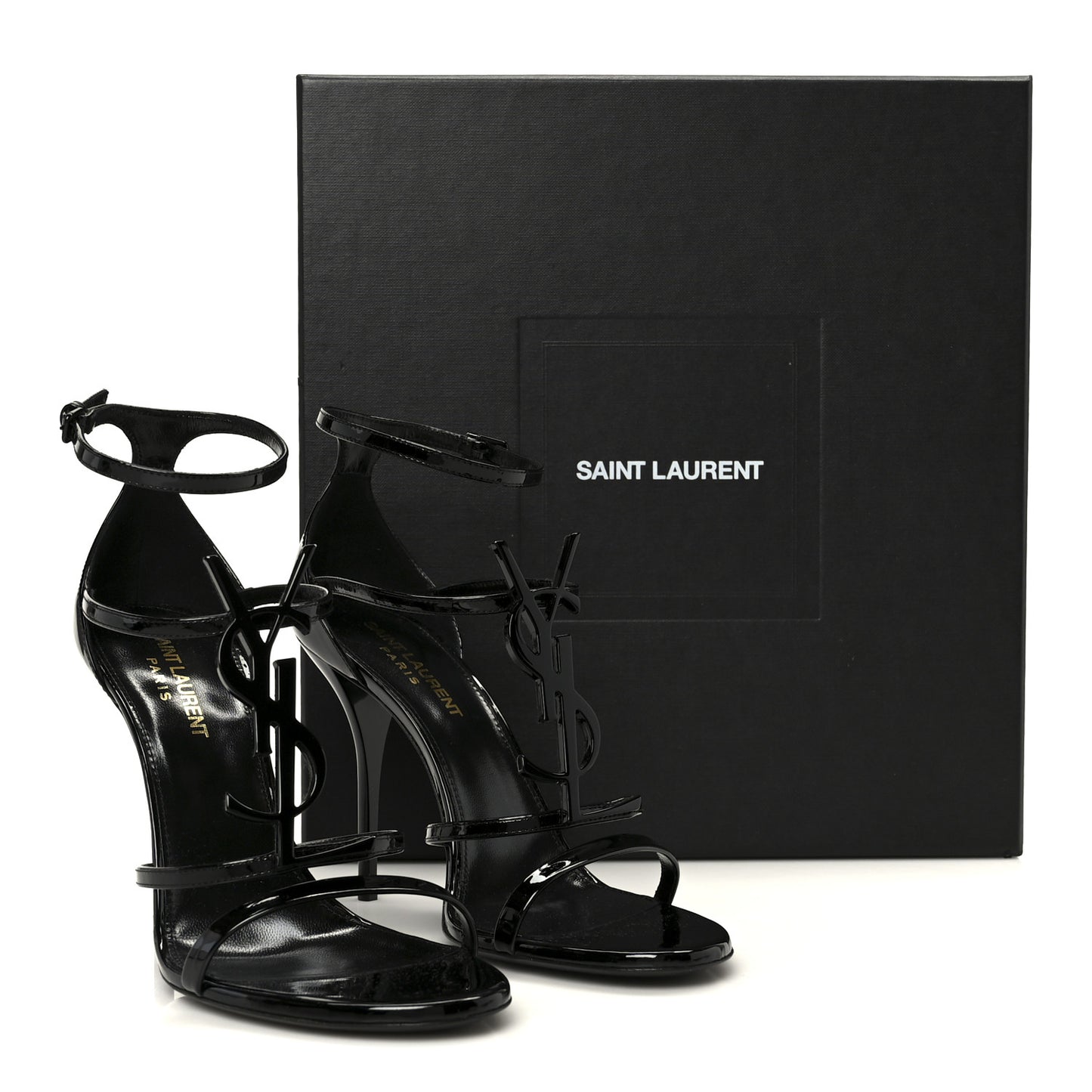 Vernice Chiffon Cassandra 100 Ankle Strap Sandals 38 Black