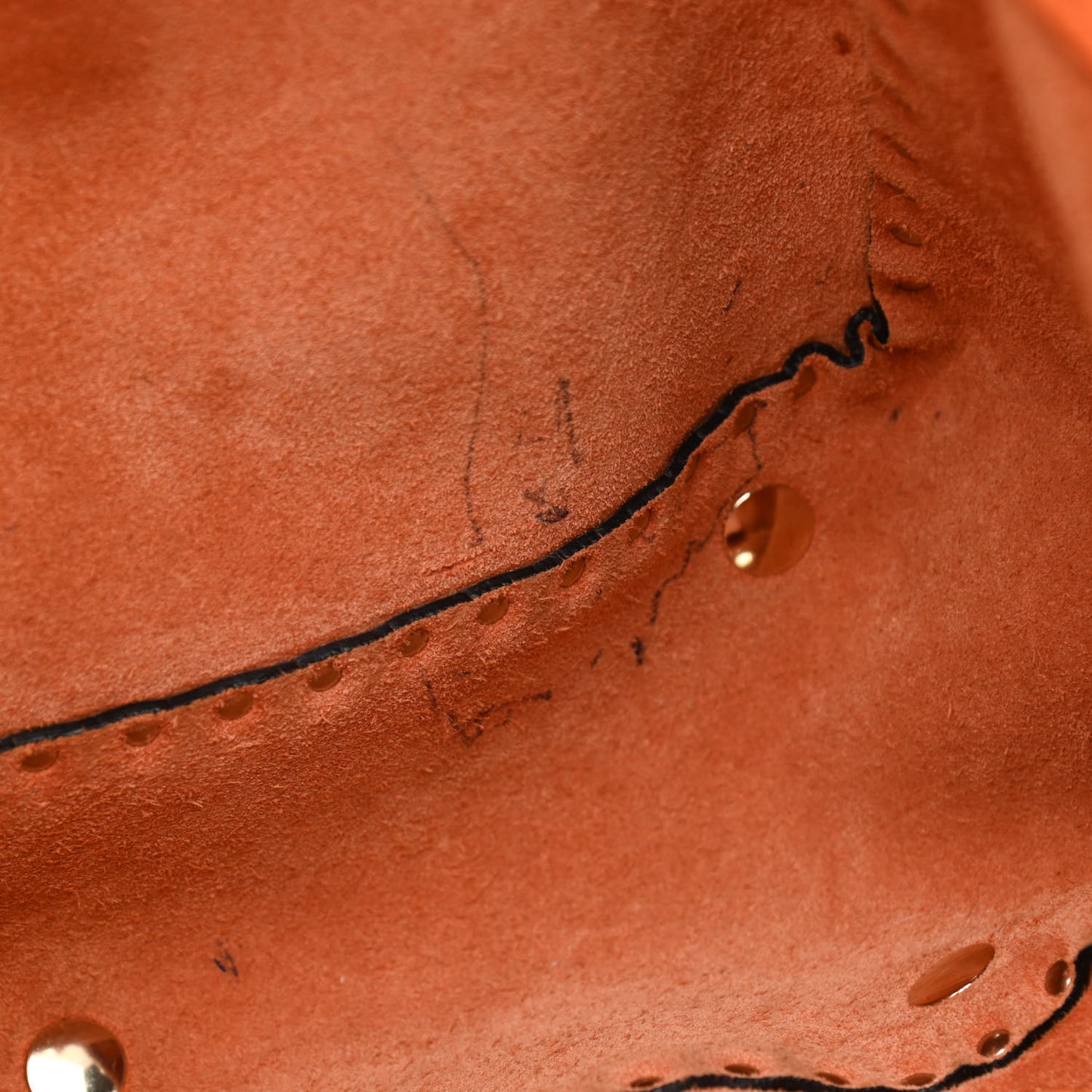 Pebbled Calfskin Medium Rockstud Tote Melon Sorbet
