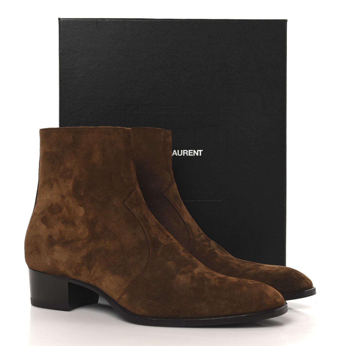 Suede Calfskin Mens Wyatt 40 Zip Boots 45 Land