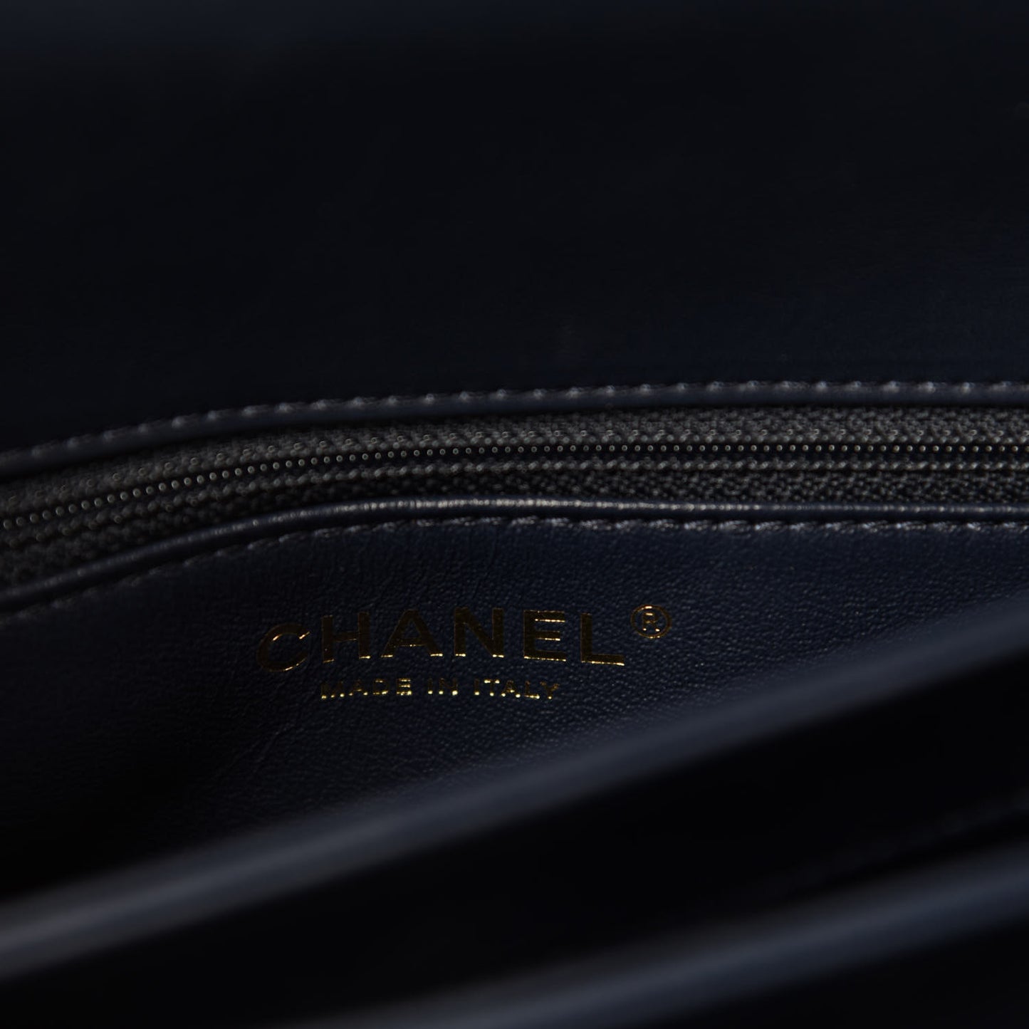 Lambskin Quilted Small Trendy CC Flap Dual Handle Bag Navy