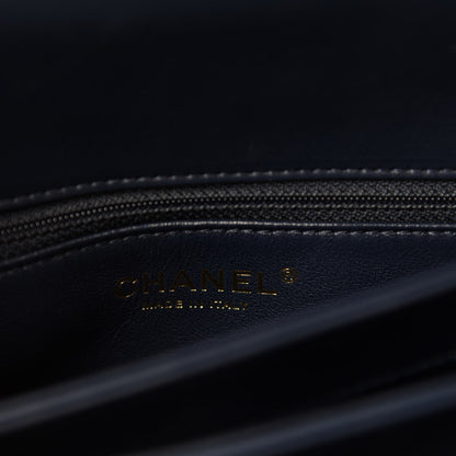 Chanel Lambskin Quilted Small Trendy CC Flap Dual Handle Bag Navy 10 of 13