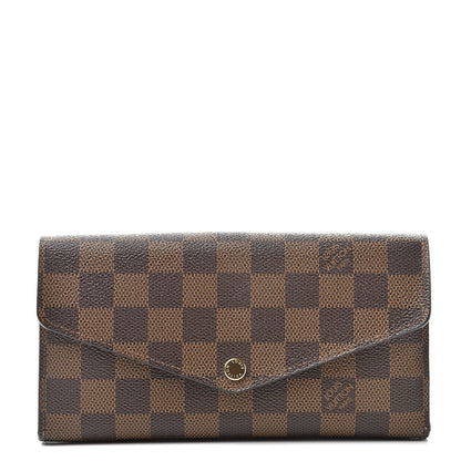 Louis Vuitton Damier Ebene Sarah Wallet NM 1 of 12