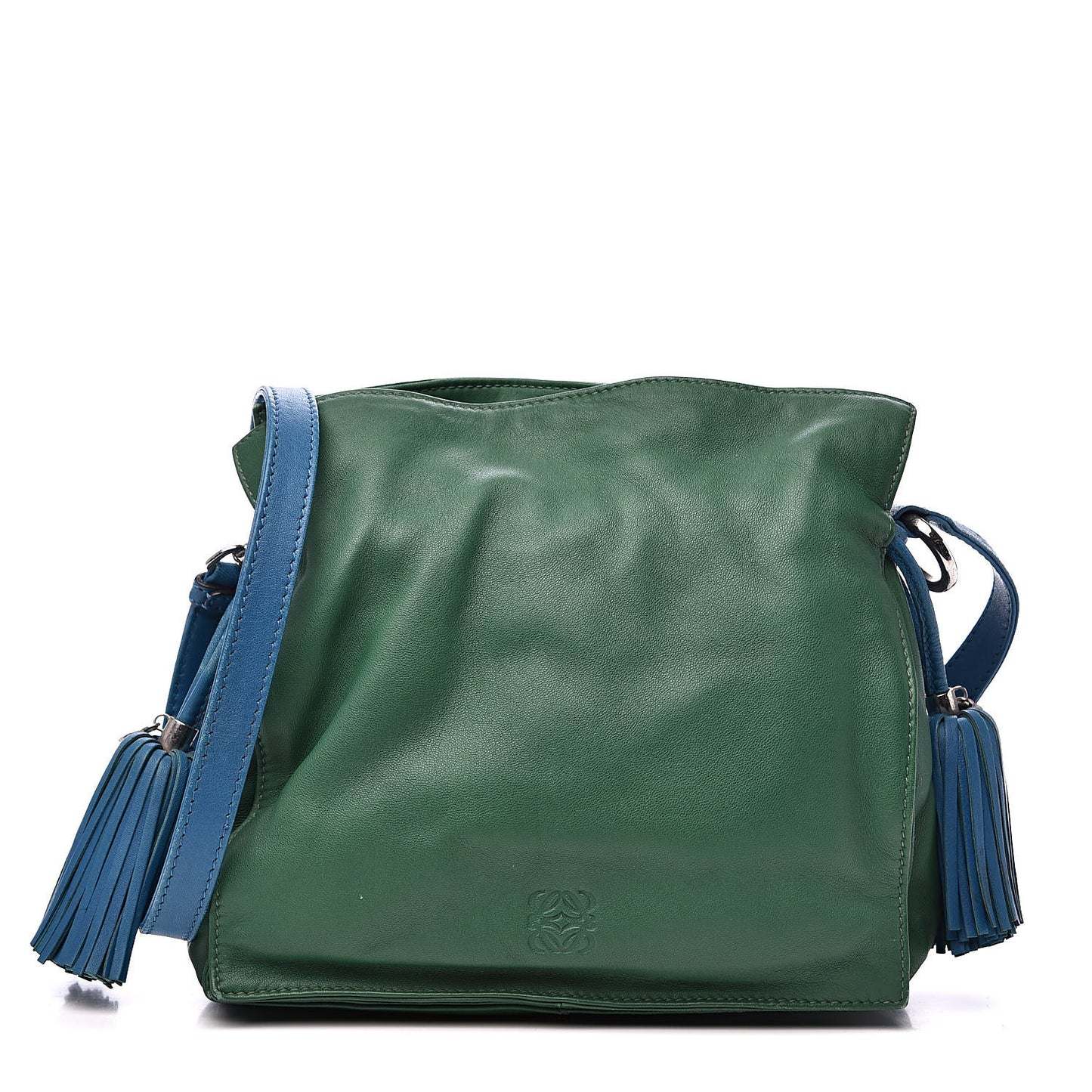 Calfskin Flamenco Shoulder Bag Green