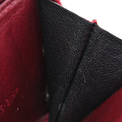 Gucci Metallic Guccissima Zip Around Coin Purse Red 10 of 11
