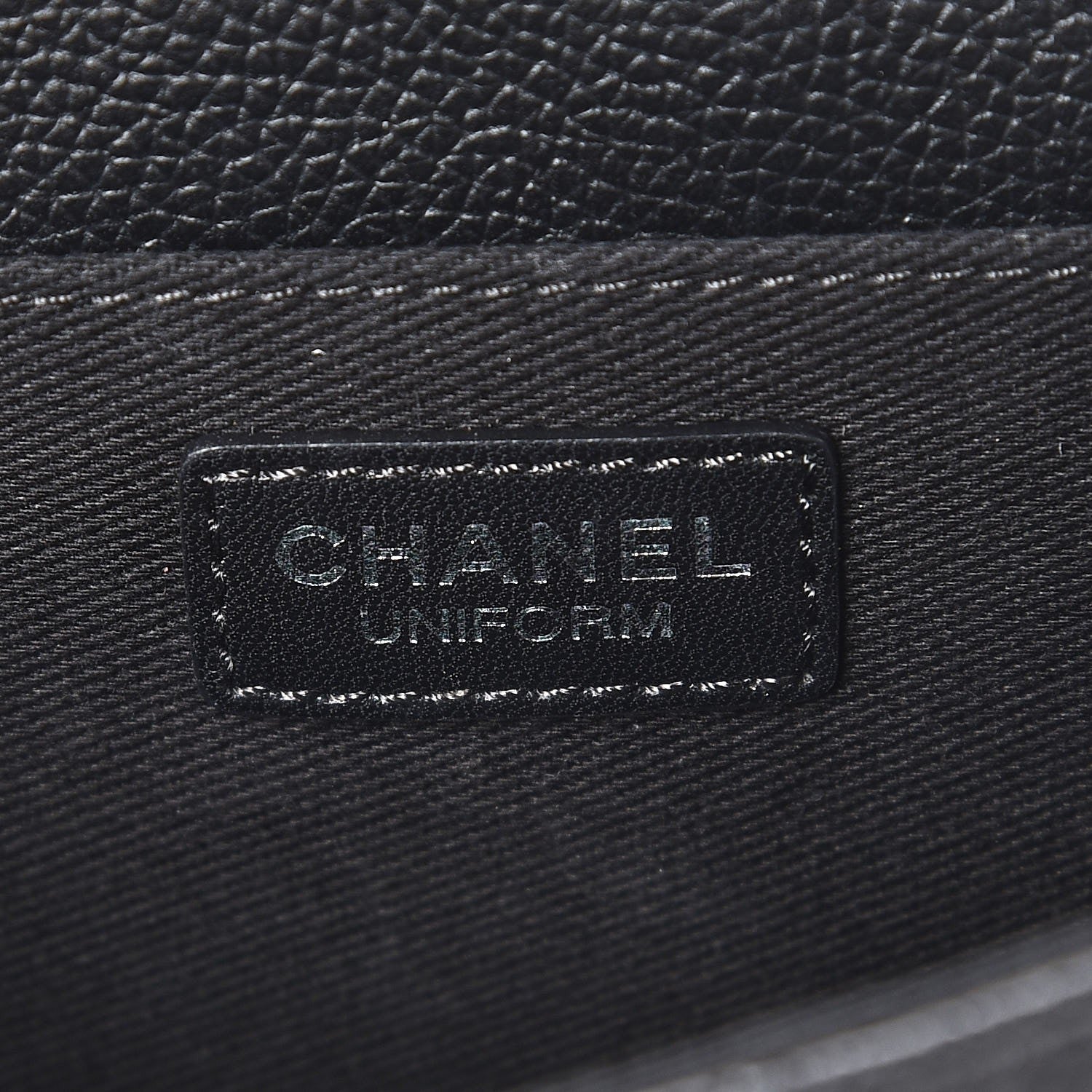Chanel Grained Calfskin Quilted 2.55 Reissue Flap Belt Bag Clutch Black 6 of 7