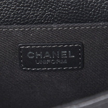 Chanel Grained Calfskin Quilted 2.55 Reissue Flap Belt Bag Clutch Black 6 of 7