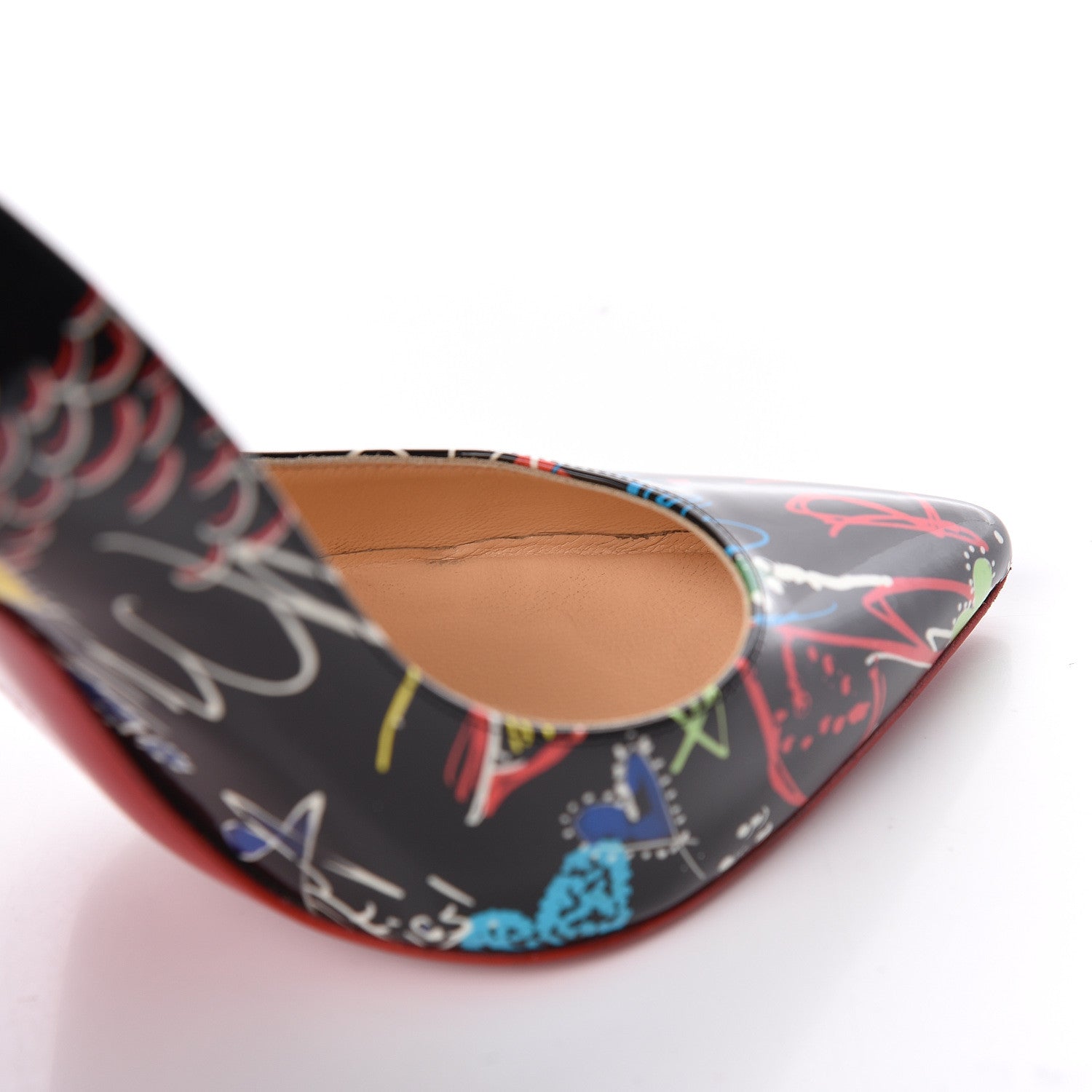 Christian Louboutin Patent Loubitag Pigalle Follies 100 Pumps 38 Black 16 of 16