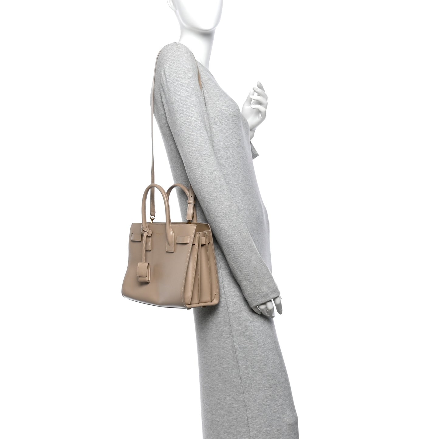 Calfskin Baby Sac De Jour Dark Beige