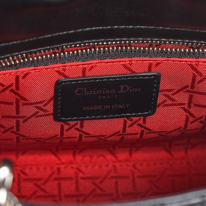 Christian Dior Lambskin Cannage Small Lucky Badges My Lady Dior Black 7 of 8