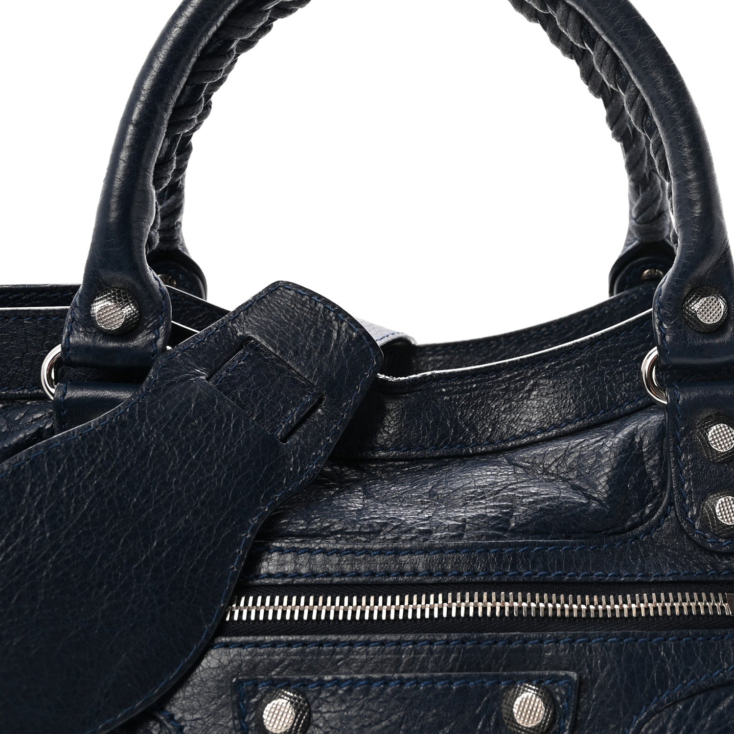 Balenciaga Agneau Giant 12 Silver Hardware City Bleu Obscur 8 of 10