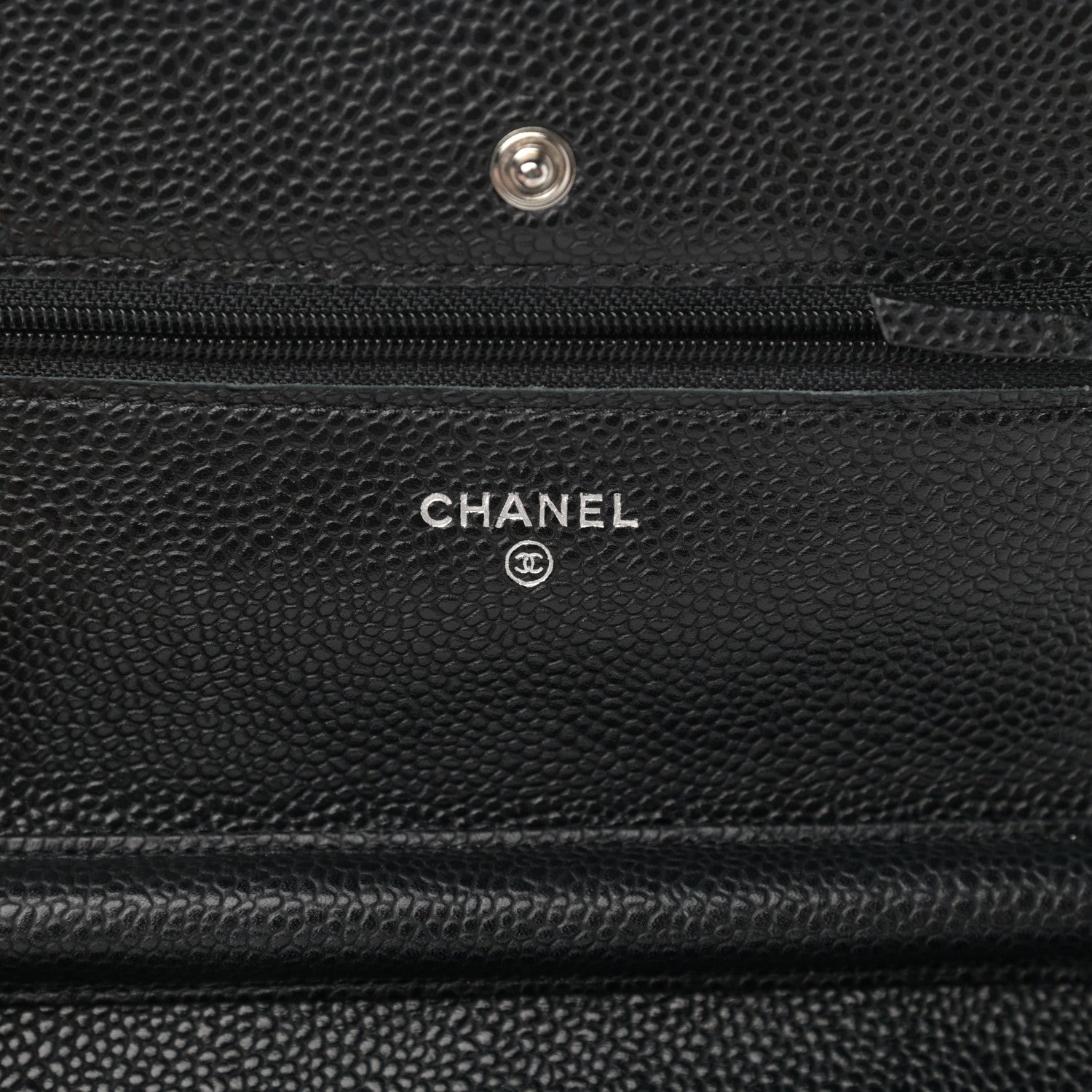 Chanel Caviar Quilted Wallet On Chain WOC Black 6 of 13