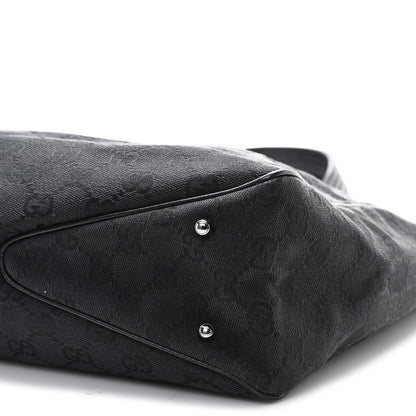 Gucci Monogram Medium Tote Black 10 of 10