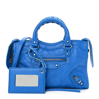 Balenciaga Agneau Classic Silver Hardware Nano City Screen 1 of 10