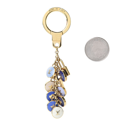 Louis Vuitton Metal Enamel Pastilles Key Chain Bag Charm Multicolor 2 of 4