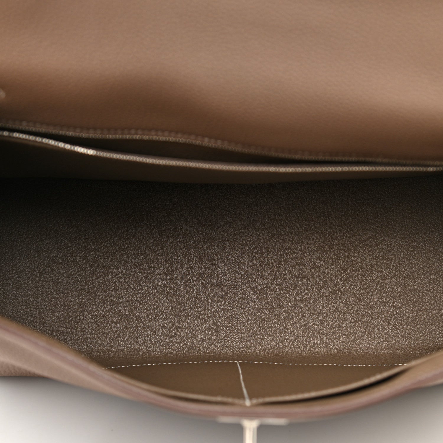 Hermes Togo Horseshoe Kelly Retourne 35 Etoupe 5 of 12