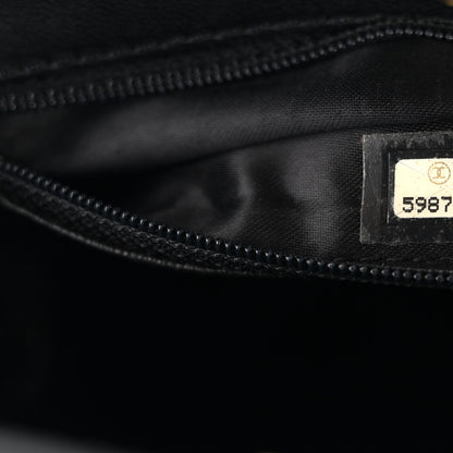Chanel Lambskin Stitched Small Tote Black 7 of 12