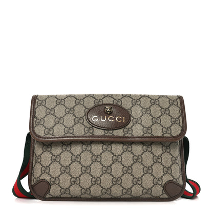 Gucci GG Supreme Monogram Neo Vintage Web Belt Bag Brown 1 of 10