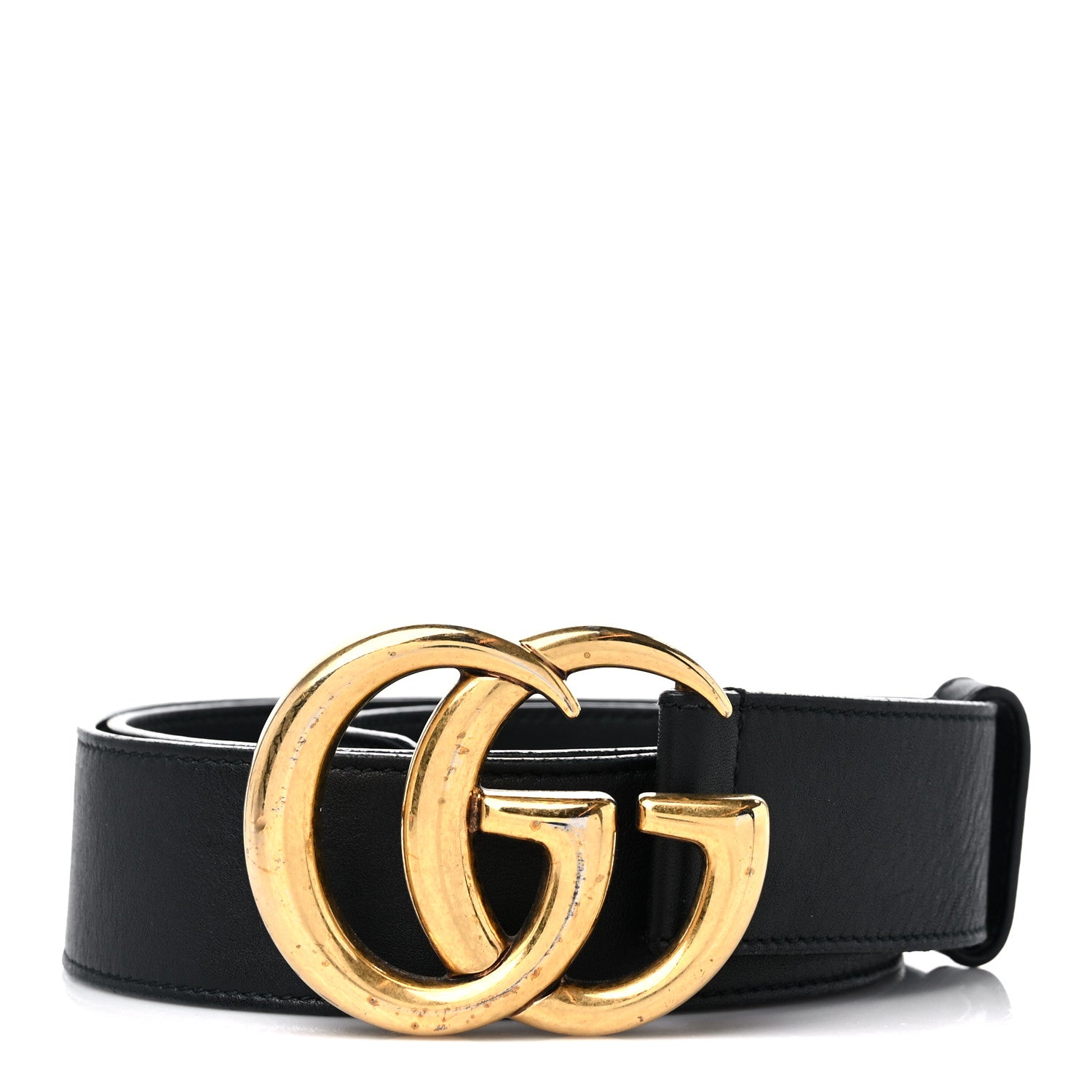 Gucci Calfskin Double G 40mm Belt 100 40 Black 1 of 11