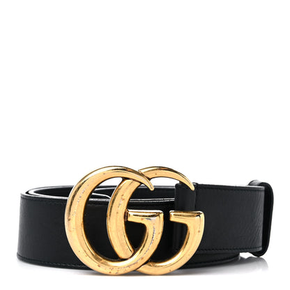 Gucci Calfskin Double G 40mm Belt 100 40 Black 1 of 11