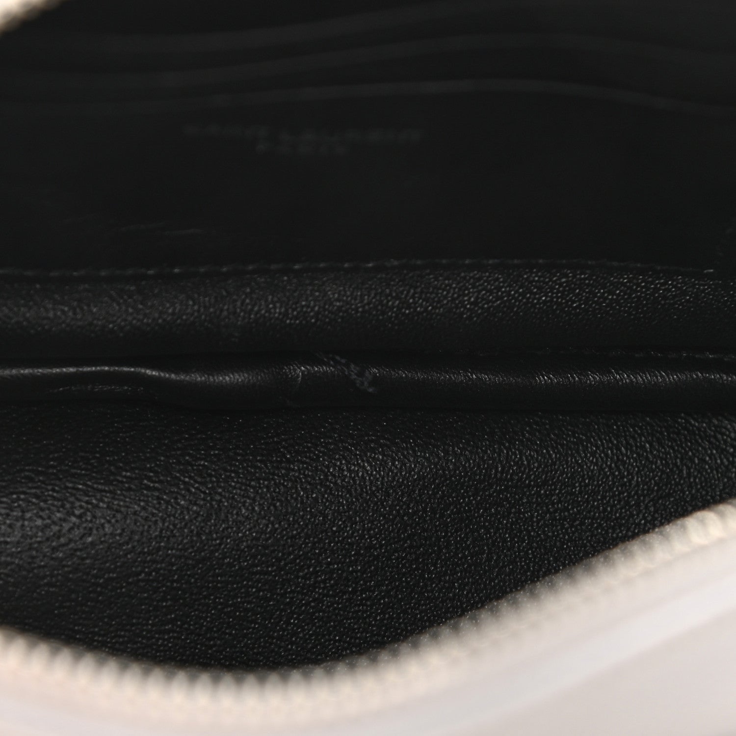 Saint Laurent Grain De Poudre Matelasse Monogram Mini Lou Camera Bag Granite 12 of 13