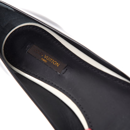 Louis Vuitton Patent Calfskin Eyeline Ballerina Flats 38 Black 8 of 10