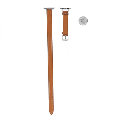 Hermes Barenia 41mm Apple Watch Double Tour Strap Fauve 2 of 4