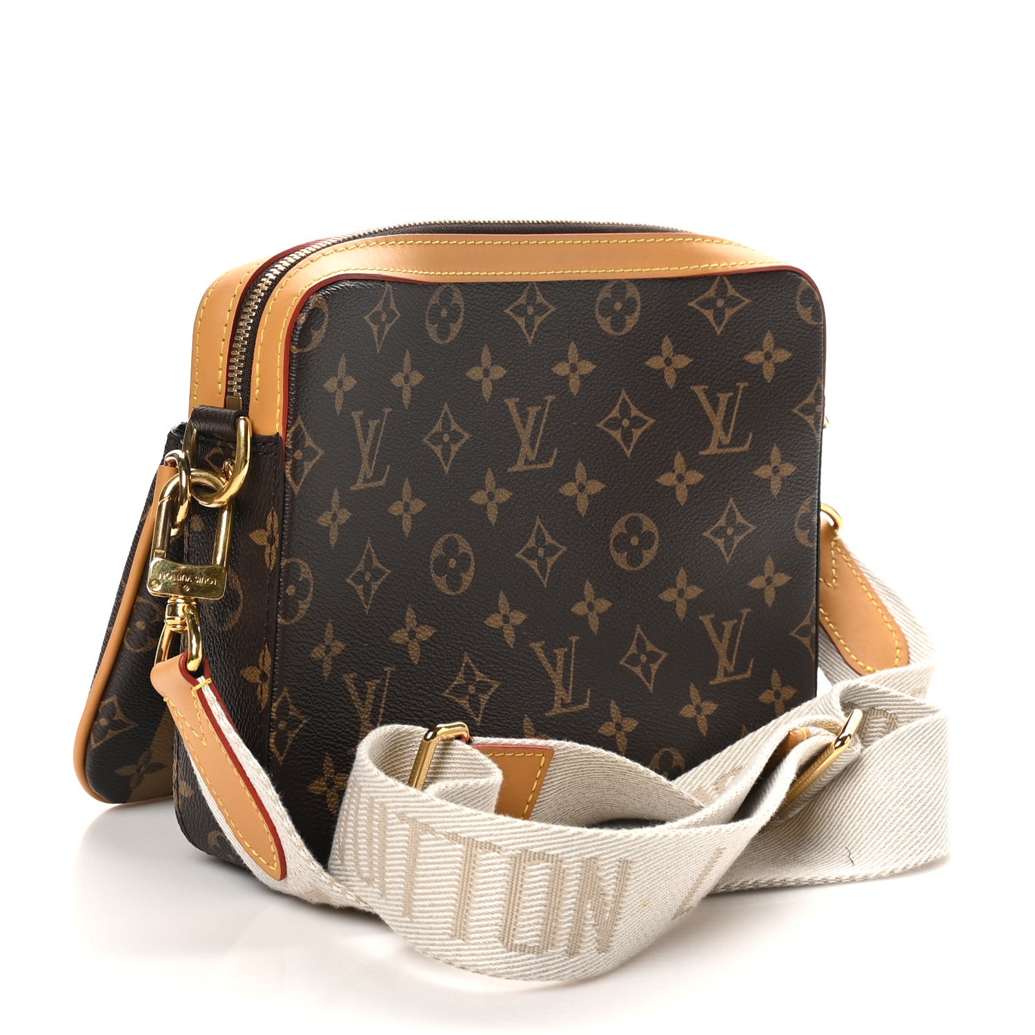 Louis Vuitton X NIGO Reverse Monogram Stripes Trio Messenger 3 of 9