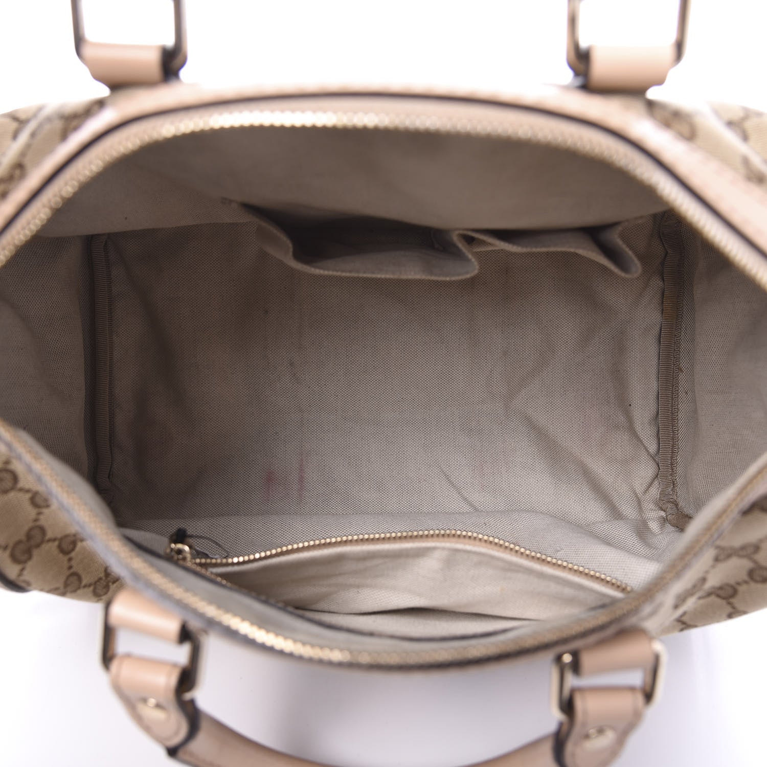 Gucci Monogram Vintage Web Medium Boston Light Pink 6 of 16