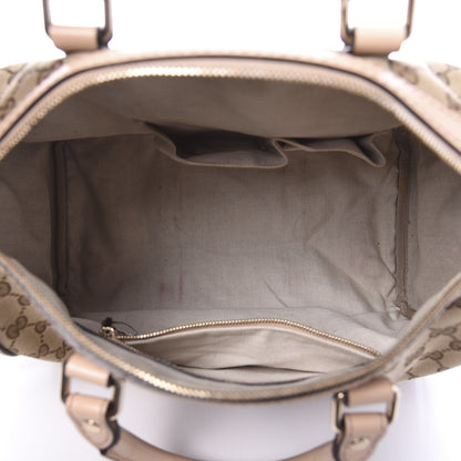 Gucci Monogram Vintage Web Medium Boston Light Pink 6 of 16